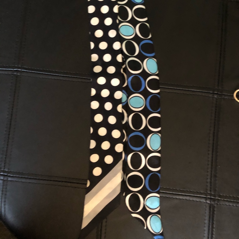 Coach skinny scarves